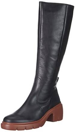 Högl Damen Blake Kniehohe Stiefel, Schwarz/Nut, 38.5 EU Weit von HÖGL