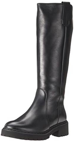 Högl Damen Cooper Kniehohe Stiefel, Schwarz, 42 EU Weit von HÖGL