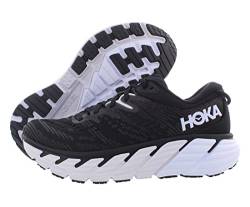 HOKA ONE ONE Damen Gaviota 4 Running Shoes, Black/White, 42 EU von HOKA ONE ONE