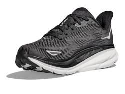 HOKA ONE ONE Damen W Clifton 9 Sneaker, Black/White, 42 EU von HOKA ONE ONE