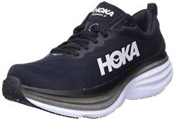 HOKA ONE ONE Herren Bondi 8 Running Shoes, Black/White, 44 EU von HOKA ONE ONE