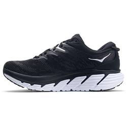 HOKA ONE ONE Herren Gaviota 4 Wide Running Shoes, Black/White, 43 1/3 EU von HOKA ONE ONE