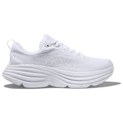 HOKA - Women's Bondi 8 - Runningschuhe Gr 8,5 - Regular grau/weiß von HOKA