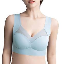 Hokuto Wmbra BH, Wmbra Haltungskorrigierender BH, Fashion Deep Cup BH mit integrierter Shapewear (as3, Alpha, m, Regular, Regular, Hellblau) von HOKUTO