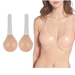 Invisalift-BH, Invisilift-BH für große Brüste, Selbstklebender unsichtbarer Schultergurt, Wiederverwendbare, stilvolle Selbstklebende BHS (H, Stil A) von HOKUTO