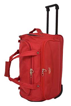 Hol Dall HL452 Trolley-Tasche mit Rädern, leicht, Rot, rot, M, Reisetasche mit Rollen von HOL