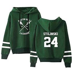 Teen Wolf Hoodie Unisex Pocketless Langarm Pullover Damen Herren Harajuku Streetwear Stilinski 24 Kleidung, Kb04032-17, Small von HOLICATION