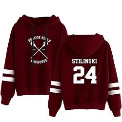 Teen Wolf Hoodie Unisex Pocketless Langarm Pullover Damen Herren Harajuku Streetwear Stilinski 24 Kleidung, Kb04032-6, XX-Large von HOLICATION