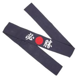 HOLIDYOYO Bushido Hachimaki Stirnband Samurai Japanisches Stirnband Drachen Sushi Koch Bandana Krawatte Auf Karate Stirnband Kostüm Kopfbedeckung Für Sportkochen – Victory Blue von HOLIDYOYO