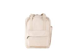 HOLZRICHTER BERLIN Rucksack No 7-2 (M) off-white - stilvoller Freizeitrucksack & Tagesrucksack handgefertigt aus 100% Bio-Baumwolle von HOLZRICHTER BERLIN