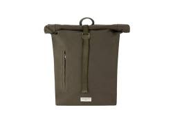 HOLZRICHTER BERLIN Rucksack No 7-3 (M) khaki - stilvoller Freizeitrucksack & Tagesrucksack handgefertigt aus 100% Bio-Baumwolle von HOLZRICHTER BERLIN