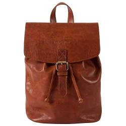 HOLZRICHTER Berlin Rucksack No 2-4 (S) aus echtem Leder - Premium Daypack im Vintage-Look für Damen & Herren - Cognac-Braun von HOLZRICHTER Berlin