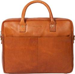 HOLZRICHTER Berlin Tragetasche No 1-1 (M) cognac - Große Briefcase Aktentasche & Laptoptasche handgefertigt aus Premium-Leder von HOLZRICHTER Berlin