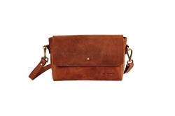 HOLZRICHTER Berlin Umhängetasche (M) - Hochwertige Handtasche & Schultertasche für Damen aus echtem Leder - Cognac von HOLZRICHTER Berlin