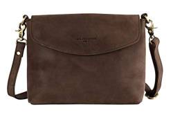 HOLZRICHTER Berlin Umhängetasche No 1-2 (M) dunkelbraun - Kleine Handtasche für Damen handgefertigt aus Premium-Leder… von HOLZRICHTER Berlin