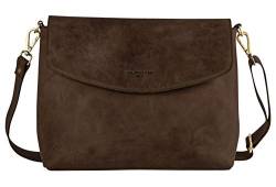 HOLZRICHTER Berlin Umhängetasche No 1-3 (L) schokoladenbraun - Elegante Handtasche & Schultertasche handgefertigt aus Premium-Leder… von HOLZRICHTER Berlin