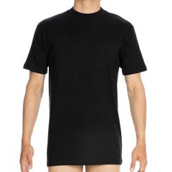 HOM, Herren, T-Shirt U-Ausschnitt Harro, Schwarz, M von HOM