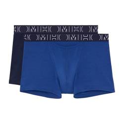 HOM Herren 2er Set Boxershorts Boxerlines HO1 Bright Blue/Navy XXL EU von HOM