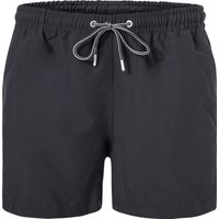 HOM Herren Badeshorts schwarz Mikrofaser unifarben von HOM