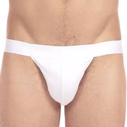 HOM Herren Classic Tanga Slip, Weiß, XXL EU von HOM