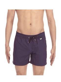 HOM Herren Marina Beach (Boxer de bain) Badeshorts, Blau (Marineblau), Large von HOM