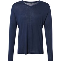 HOM Pyjama-Oberteil, V-Ausschnitt, für Herren, blau, L von HOM