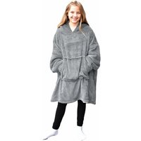 HOMELEVEL Hoodie Kinder Sherpa Fleece Hoodie - Kuscheliger Oversized Pulli (1-tlg) von HOMELEVEL