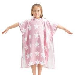 HOMELEVEL Kinder und Baby Badeponcho - Poncho Handtuch für Strand Schwimmbad - Surfponcho mit Kapuze - Bademantel für Babys Jungen und Mädchen von HOMELEVEL