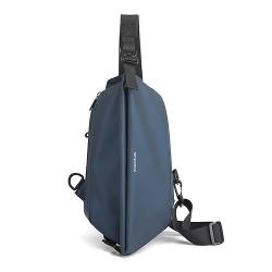 HOMHOLDON Umhängetasche,Brusttasche für Damen und Herren,wasserdichte Umhängetasche,Reiserucksack,Wander-Tagesrucksack(Blau) von HOMHOLDON