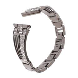 HOMSFOU 1stk Armband Damen Diamantuhr Uhr Aus Edelstahl Strass-armbänder Luxus Uhrenarmbänder Diamantband Smartwatch-bänder Bands Frauen Smartwatch-band Gurt Metall Zinklegierung Fräulein von HOMSFOU