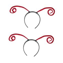 HOMSFOU 2 Stück Stirnbänder Für Damenhaare Ameisenhorn-Stirnband Antennen-Stirnband Damen-Haar-Accessoires Damen-Stirnband Niedliche Haarreifen Kinder-Antennen-Stirnband Kind von HOMSFOU