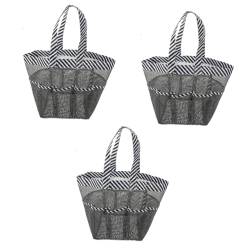 HOMSFOU 3St Mesh-Waschtasche Kosmetiktasche Tragetaschen für Herren Make-up-Behälter Reisetaschen-Toilettenartikel Make-up-Taschen Duschtaschen für Damen große Kulturtasche Hohe Kapazität von HOMSFOU