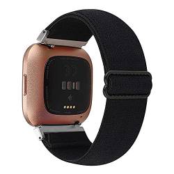 HOMTERN Nylon-Armband, kompatibel mit Fitbit Versa 2, Fitbit Versa Armband und Fitbit Versa Lite, dehnbares elastisches Nylon, flexibel, atmungsaktiv, von HOMTERN