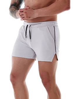 HOOD CREW Herren Shorts Sporthosen Laufshorts Training Fitnesshosen Activewear von HOOD CREW