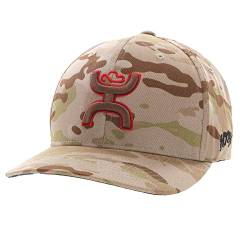 HOOEY Herren Chris Kyle Flexfit Fitted Hat, Braun / Camouflage, L/XL von HOOey