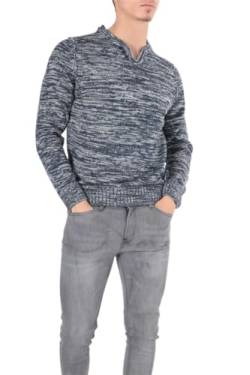 HOPENLIFE Herren Calum Blanc M Pullover, Grau, Medium von HOPENLIFE