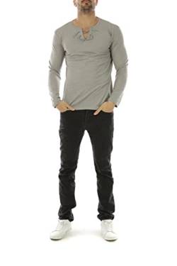 HOPENLIFE Herren Gesmi Ls Grau XXL T-Shirt von HOPENLIFE