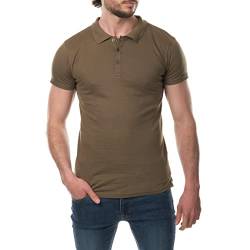 HOPENLIFE Herren Rukia Khaki M Polohemd, kaki, M von HOPENLIFE