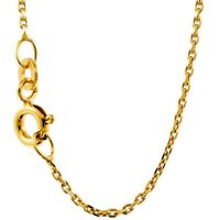 HOPLO Goldkette Ankerkette diamantiert Länge 40cm - Breite 1,2mm - 333-8 Karat Gold, Made in Germany von HOPLO