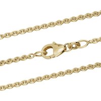 HOPLO Goldkette Goldkette Ankerkette Länge 42cm - Breite 2,4mm - 333-8 Karat Gold, Made in Germany von HOPLO