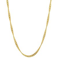 HOPLO Goldkette Goldkette Singapurkette Länge 40cm - Breite 1,0mm - 585-14 Karat Gold, Made in Germany von HOPLO