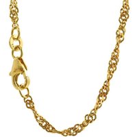 HOPLO Goldkette Goldkette Singapurkette Länge 45cm - Breite 2,4mm - 333-8 Karat Gold, Made in Germany von HOPLO