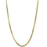 HOPLO Goldkette Goldkette Venezianerkette Länge 38cm - Breite 0,7mm - 585-14 Karat Gol, Made in Germany von HOPLO