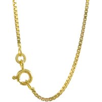 HOPLO Goldkette Goldkette Venezianerkette Länge 40cm - Breite 1,2mm - 333-8 Karat Gold, Made in Germany von HOPLO