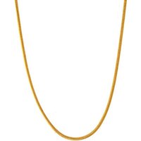 HOPLO Schlangenkette Goldkette Schlangenkette Länge 45cm - Breite 0,9mm - 333-8 Karat Gold, Made in Germany von HOPLO