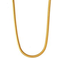 HOPLO Schlangenkette Goldkette Schlangenkette Länge 50cm - Breite 1,9mm - 333-8 Karat Gold, Made in Germany von HOPLO