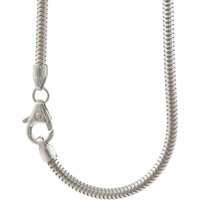 HOPLO Schlangenkette Silberkette Schlangenkette Länge 40cm - Breite 2,4mm - 925 Silber, Made in Germany von HOPLO