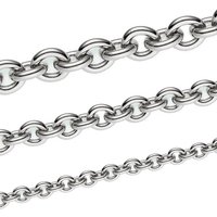 HOPLO Silberkette Silberkette Ankerkette Länge 50cm - Breite 6,2mm - 925 Silber, Made in Germany von HOPLO