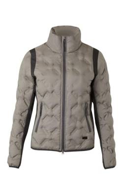 HORZE Damen Reitjacke Shelly, Winterreitjacke mit leichter Steppung, Braun, 36 von HORZE