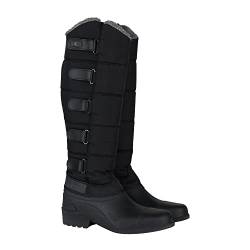 HORZE Damen Thermo Reitstiefel Utah, Winterreitstiefel gefüttert, Thermo Reitschuhe, Schwarz, 41 von HORZE